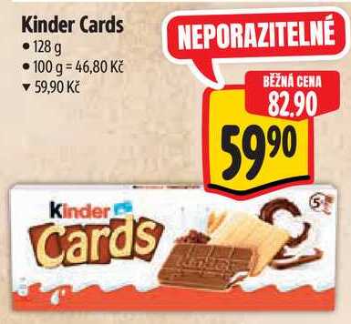 Kinder Cards, 128 g