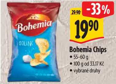 Bohemia Chips, 55-60 g