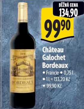 Château Galochet Bordeaux, 0,75 l
