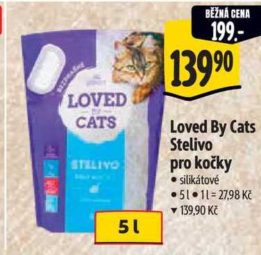 Loved By Cats Stelivo pro kočky, 5 l