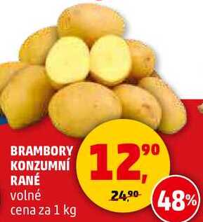 BRAMBORY KONZUMNÍ RANÉ, 1 kg