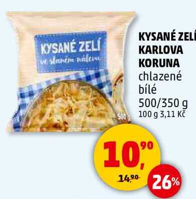 KYSANÉ ZELÍ KARLOVA KORUNA chlazené bílé, 500/350 g 