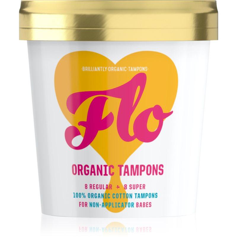 FLO Organic Tampons tampony 16 ks