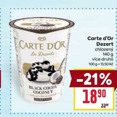Carte d'Or Dezert chlazený 140 g