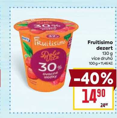 Fruitisimo dezert 130 g