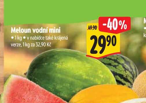 Meloun vodní mini 1kg 