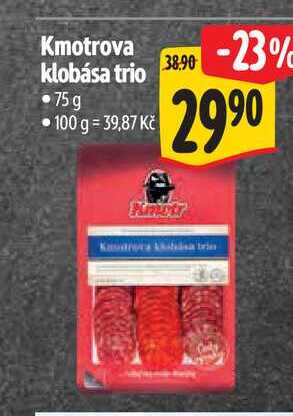 Kmotrova  klobása trio  75 g 