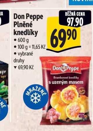 Don Peppe plněné knedlíky 600g, vybrané druhy