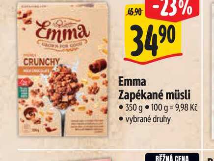   Emma Zapékané müsli  350 g   