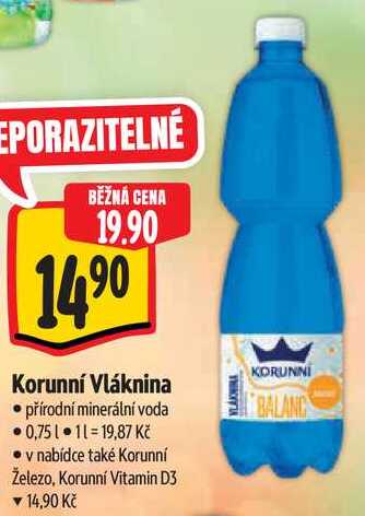 Korunní Vláknina, 0,75 l