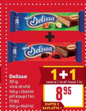Orion Delissa 30g, vybrané druhy