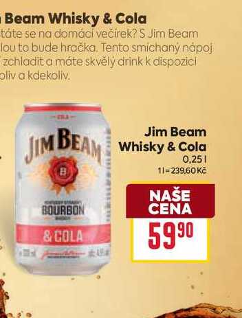 Jim Beam Whisky & Cola 0,25l