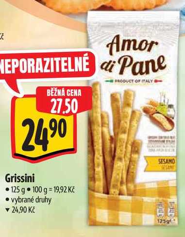 Grissini, 125 g 