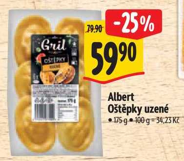 Albert Oštěpky uzené, 175 g 