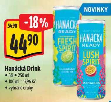 Hanácká Drink, 250 ml