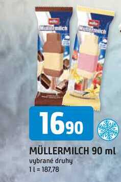 MÜLLERMILCH 90 ml vybrané druhy