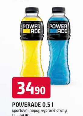 POWERADE 0,5l sportovní nápoj