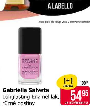 Gabriella Salvete Longlasting Enamel lak, různé odstíny  