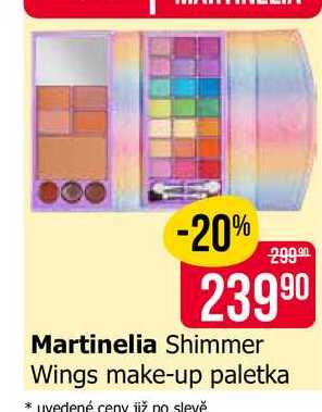 Martinelia Shimmer Wings make-up paletka 
