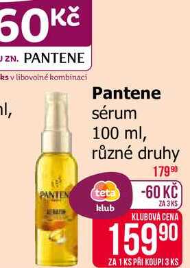 Pantene sérum 100 ml, různé druhy 
