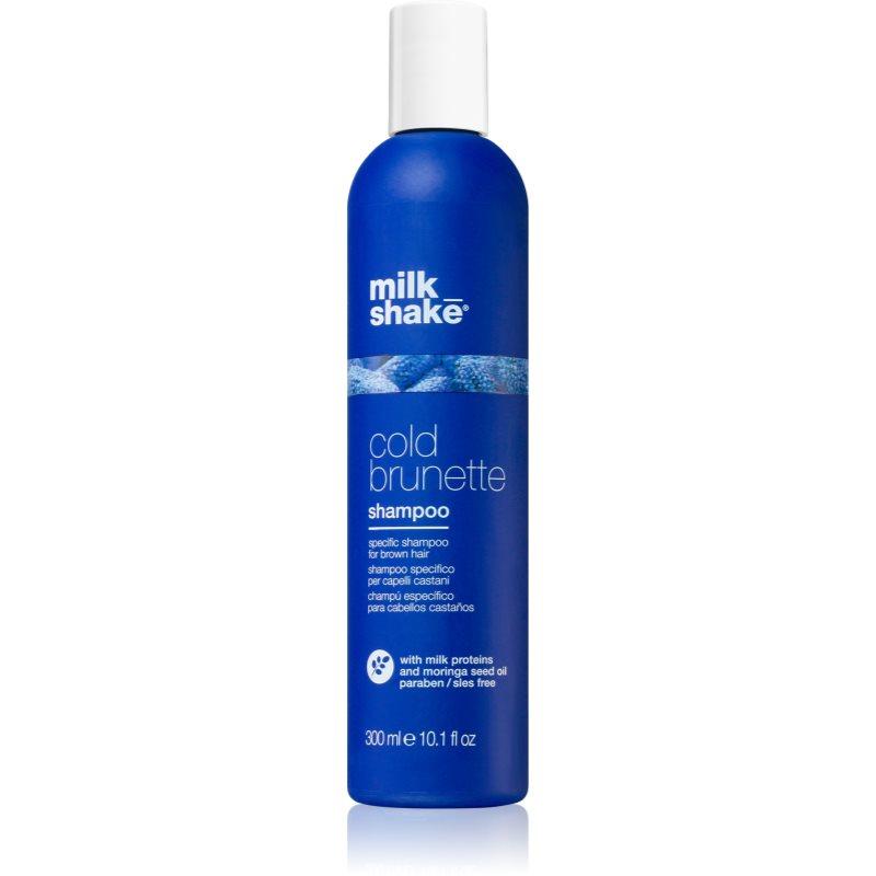 milk_shake® Cold Brunette Shampoo šampon neutralizující žluté tóny pro hnědé odstíny vlasů 300 ml