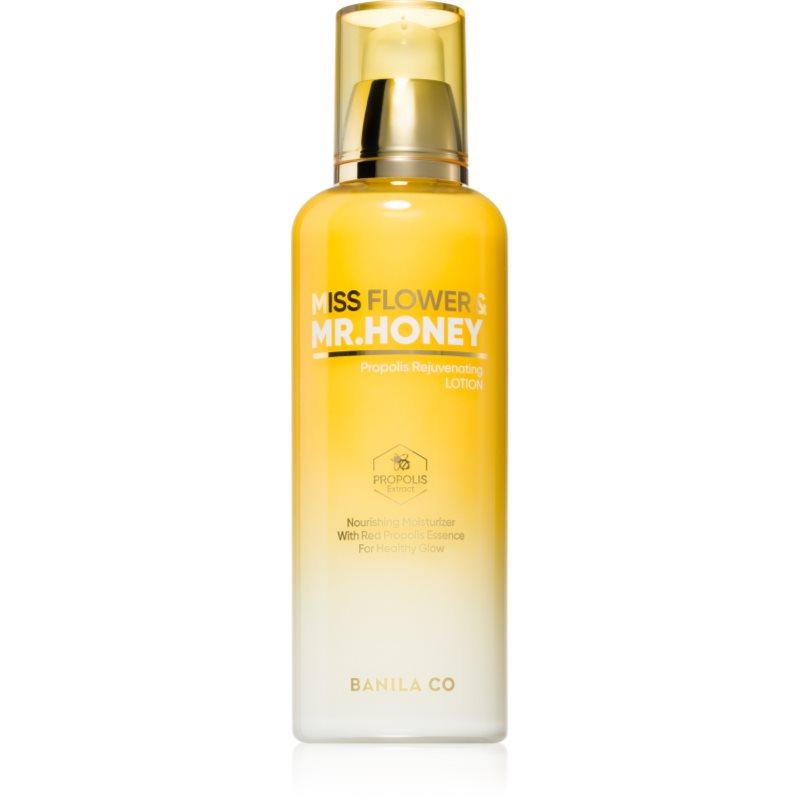 Banila Co. Miss Flower & Mr. Honey Propolis Rejuvenating rozjasňující a hydratační mléko pro omlazení pleti 150 ml