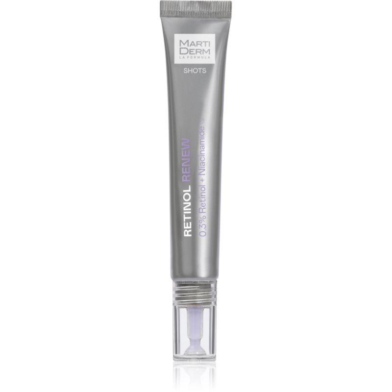 MartiDerm Shots Retinol Renew intenzivní sérum proti vráskám a tmavým skvrnám 20 ml