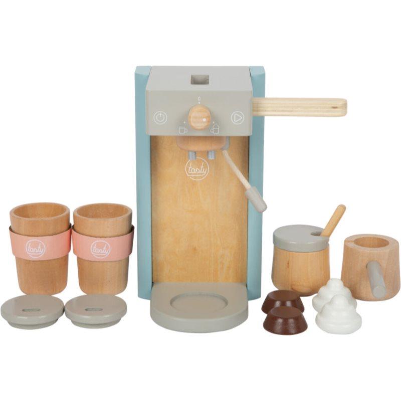 Small foot Tasty Coffee Maker sada hraček ze dřeva 3 y+ 1 ks