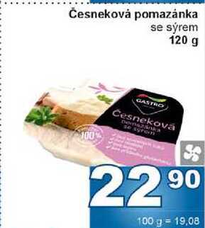 Česneková pomazánka se sýrem 120 g 