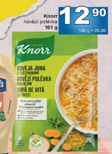 Knorr hovězí polévka 101g
