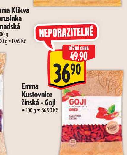   Emma Kustovnice čínská - Goji  100 g  