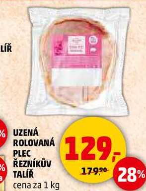UZENÁ ROLOVANÁ PLEC ŘEZNÍKŮV TALÍŘ, 1 kg