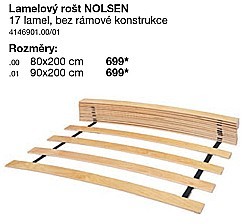 Lamelový rošt NOLSEN