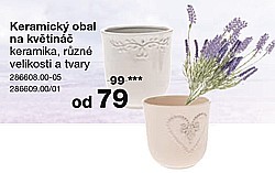 Keramický obal na květináč
