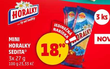 MINI HORALKY SEDITA, 3x 27 g 