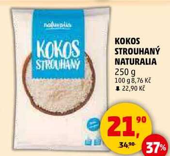KOKOS STROUHANÝ NATURALIA, 250 g 