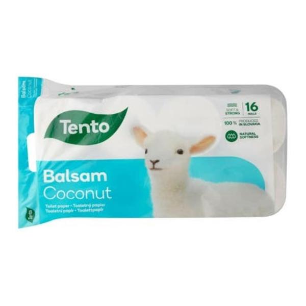 Tento Toaletní papír Sensitive Coconut Milk 3 vrstvý 16 Rolí