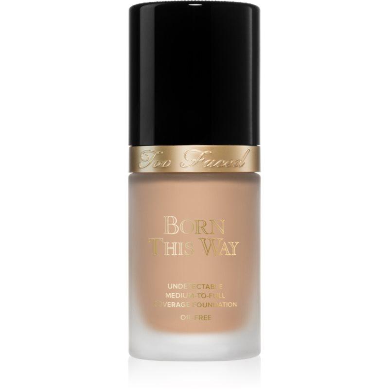 Too Faced Born This Way Flawless Coverage Natural Finish Foundation krycí make-up pro přirozený vzhled odstín Vanilla 30 ml