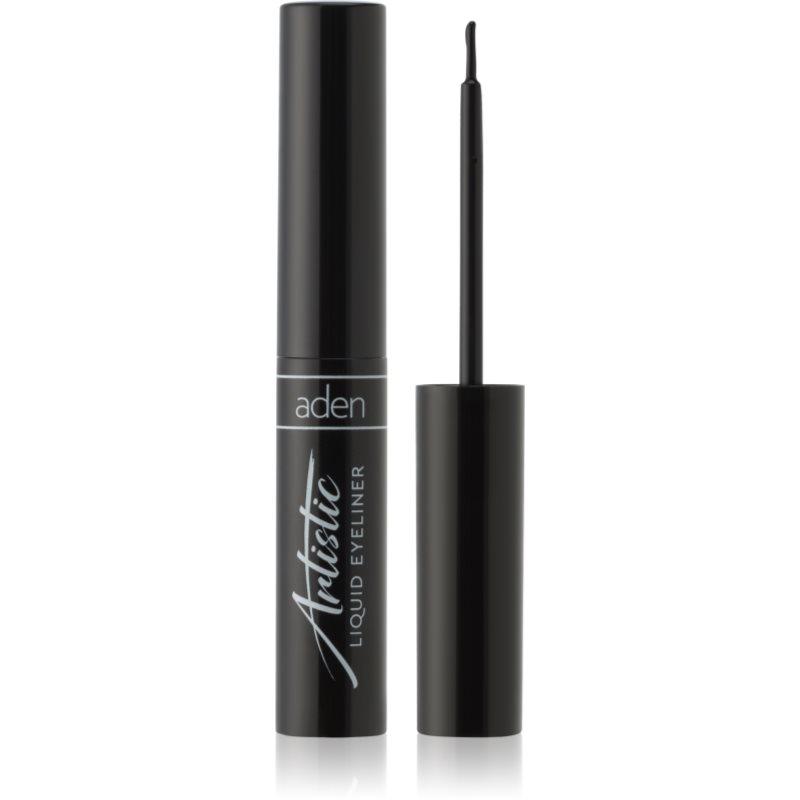 Aden Cosmetics Artistic tekuté oční linky odstín 01 Black 3.5 ml