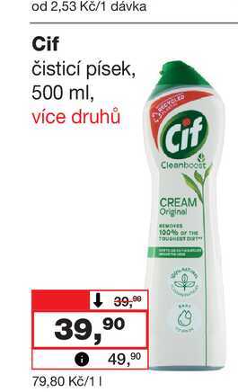 Cif čisticí písek, 500 ml 