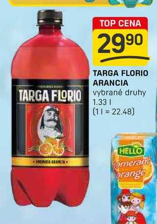 TARGA FLORIO vybrané druhy 1,33l