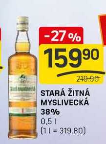 STARÁ ŽITNÁ MYSLIVECKÁ 38% 0,5l