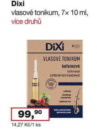 Dixi vlasové tonikum, 7x 10 ml, více druhů