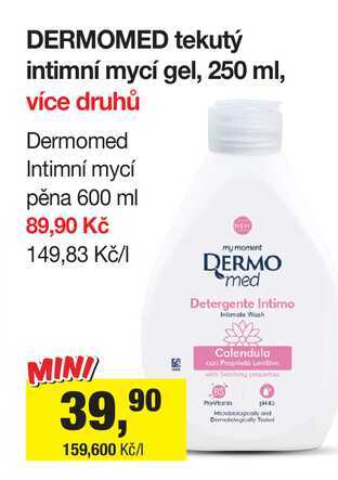 Dermomed Intimní mycí pěna 600 ml 