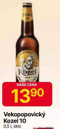 Velkopopovický Kozel 10° 0,5 l, sklo 