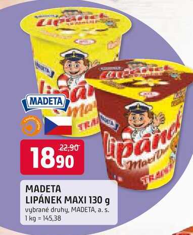 MADETA LIPÁNEK MAXI 130 g 