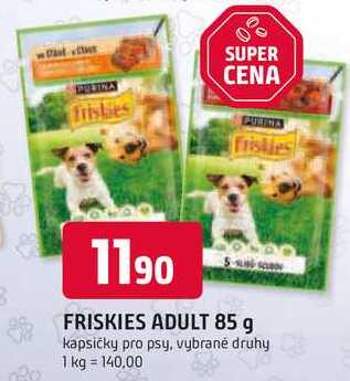FRISKIES ADULT 85 g kapsička pro psy