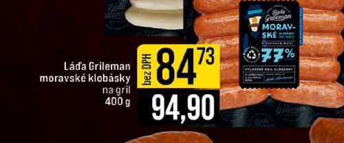 Láďa Grileman moravské klobásky na gril 400 g 