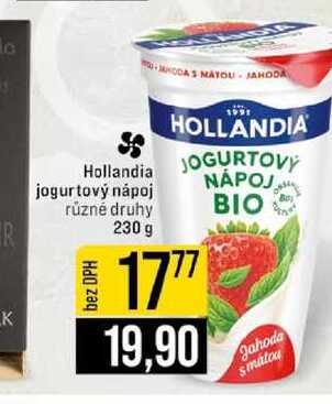 Hollandia jogurtový nápoj různé druhy 230 g 