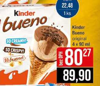 Kinder Bueno original 4 x 90 ml 